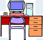 graphic of desk and computer